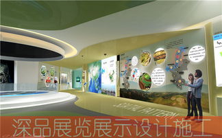 展厅设计效果图 展厅设计 深品展览展厅设计